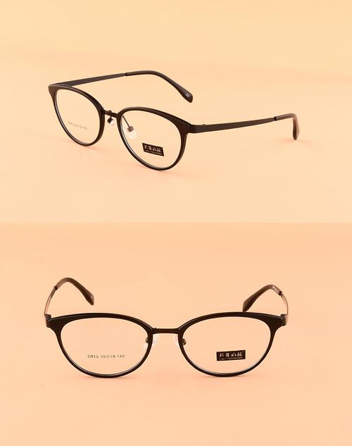 眼镜架厂家批发 复古半框 近视男款新款潮轻眼镜框平光镜