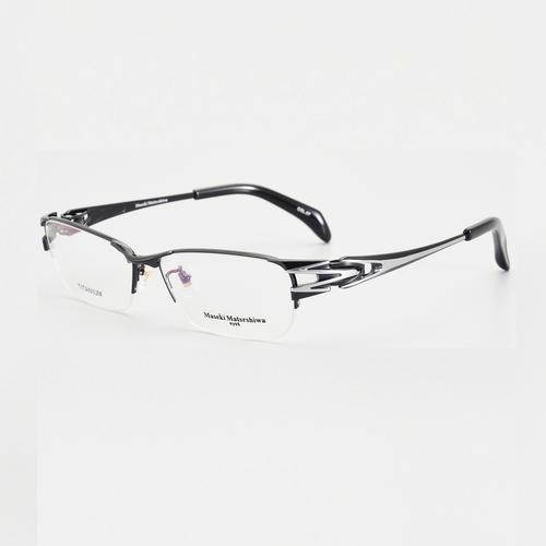 深圳工厂直销松岛fm-1209纯钛商务休闲,近视眼镜框个性男款