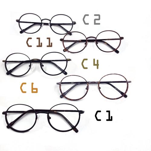 眼镜框金属男女款眼镜架批发复古平光镜厂家可配近视眼镜55